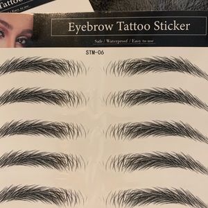 SOLD SOLD SOLD Eyebrow tattoos - 4 sheets not 5